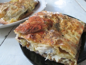 Рыбная лазанья из лаваша 