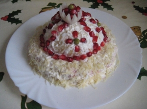 Салат "Шапка Мономаха" 