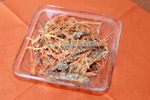 Салат из говяжьего сердца с морковью по-корейски 