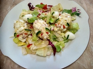 Салат-закуска "Строптивые мышата" 