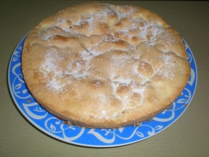 Шарлотка с яблоками 