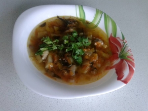 Щавелевый суп с курицей 