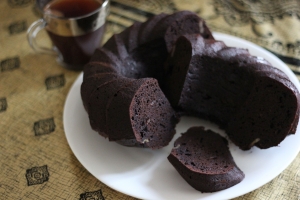 Шоколадно-банановый кекс 