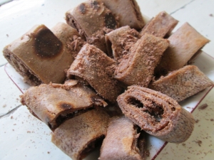 Шоколадные блины с шоколадом 