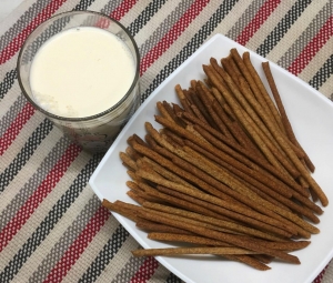 Соломка из ржаной муки на рассоле 