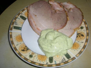 Соус из авокадо и сливок 