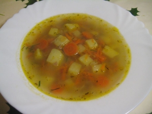 Суп из консервированного тунца 