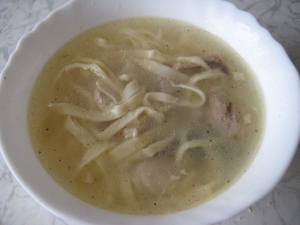 Суп - лапша с курицей 