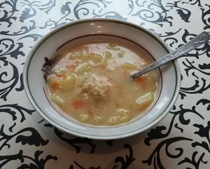 Суп с куриными фрикадельками и пшеном для детей 1 год 