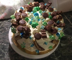 Торт "Молочная девочка" со сливочным кремом 