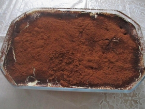 Торт Тирамису с маскарпоне и сливками 