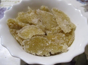 Цукаты из имбиря 