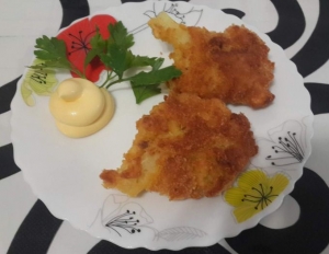 Цветная капуста в сметано-молочном кляре 