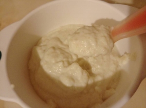 Творог с печеным яблоком и грушей для детей от 10 месяцев