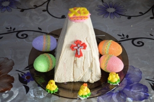 Творожная пасха с изюмом и цукатами 