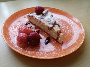 Творожная запеканка с бананом для детей 1,5 года