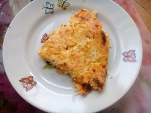 Творожно-морковная запеканка с манкой для детей от 1 года