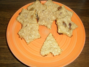 Творожно-овсяное печенье с бананом ПП 