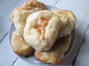 Творожное печенье с апельсином 