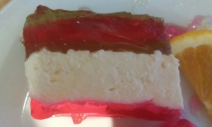 Творожное желе со сметаной 