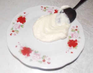 Творожный крем со сгущенкой для торта 