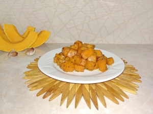 Тыква в соевом соусе в духовке 