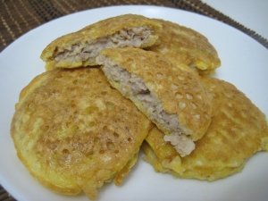 Вафли с фаршем 