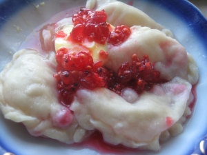 Вареники с ягодами 