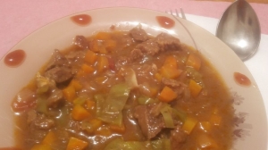 Венгерский гуляш из говядины в мультиварке 