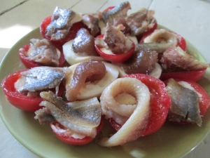 Закуска с селедкой на праздник 