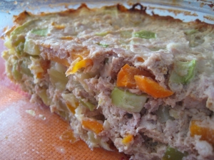 Запеканка из кабачков с фаршем без сыра 