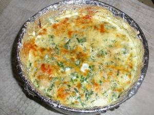 Запеканка из кабачков с сыром и помидорами 