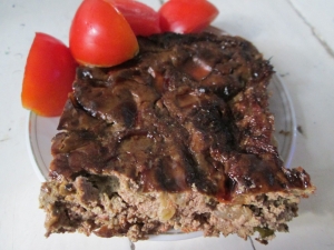 Запеканка из печени с овощами и творогом в духовке 