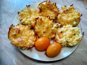 Запеканка из цветной капусты в формочках 