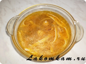 Как приготовить суп с фрикадельками и домашней лапшой 