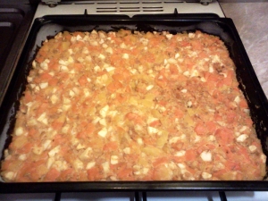 Запеканка из тыквы с яблоками 