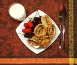 Блины с овсяным толокном на простокваше 