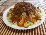 Салат с кускусом и тунцом