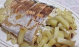 Горбуша с картошкой и майонезом в фольге 