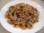 Гречка с маслятами 