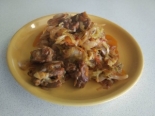Говядина с капустой 