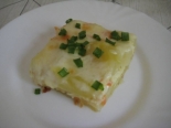 Картофельная запеканка с сыром без мяса 