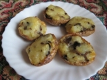 Картошка фаршированная грибами 