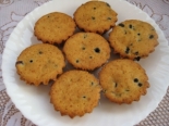 Кексы с черникой на молоке 