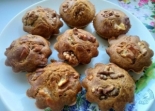 Кексы с курагой и орехами без молока и масла 