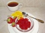 Клубничное варенье с апельсином и агар-агаром