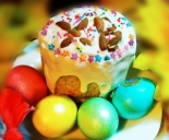 Миндальный кулич на Пасху с сухофруктами