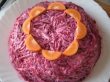 Сельдь под шубой с яйцом 