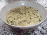 Сливочный суп с белыми грибами и курицей