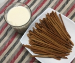 Соломка из ржаной муки на рассоле 